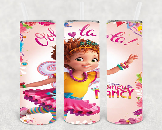 Fancy Nancy 20 oz Skinny Tumbler