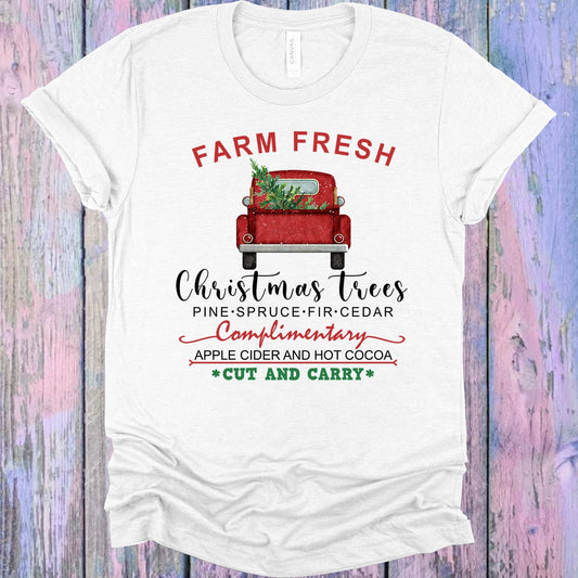 Farm Fresh Christmas Trees Graphic Tee
