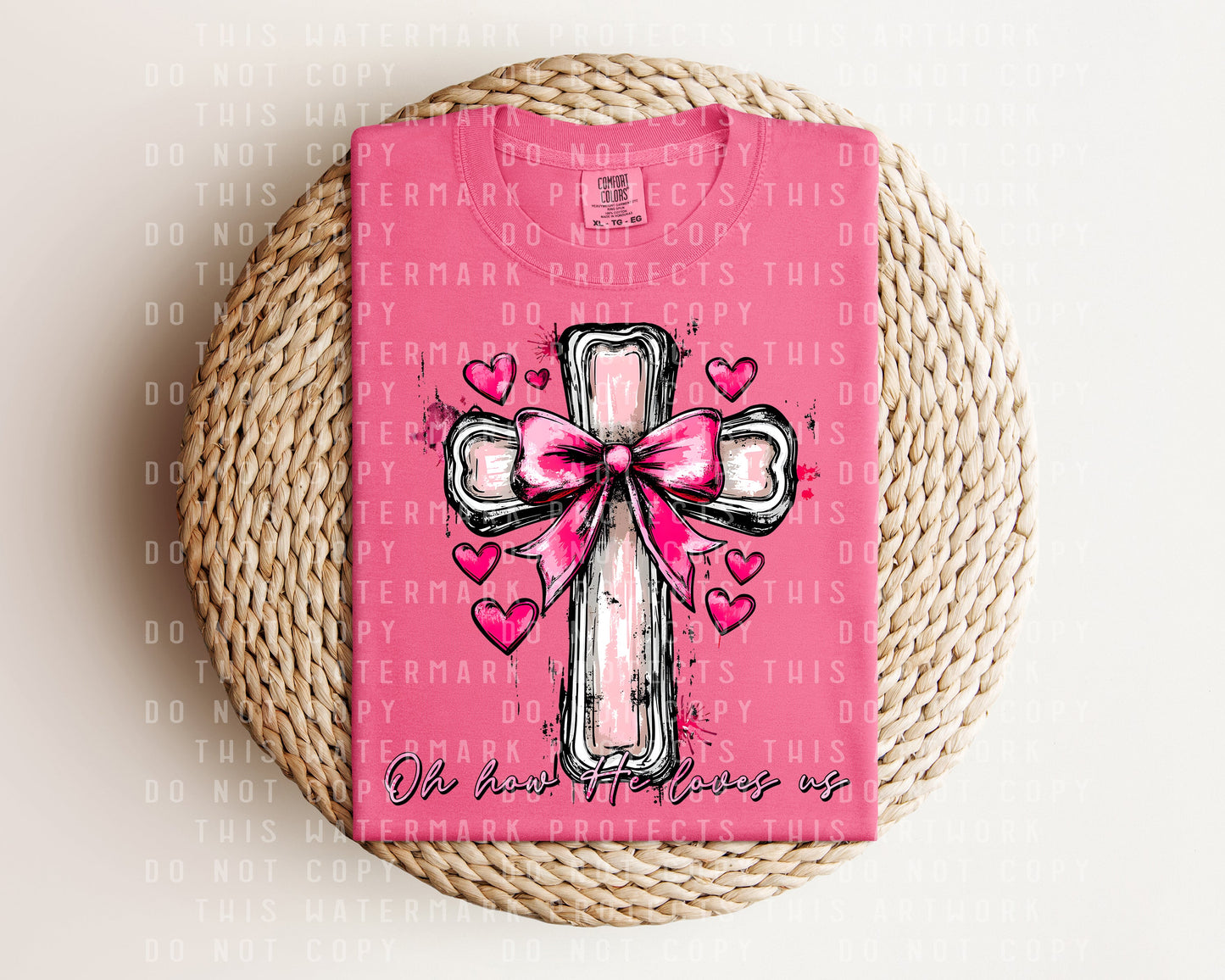 Oh How He Loves Us Graphic Tee