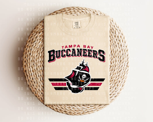 Vintage Team Buccaneers Graphic Tee