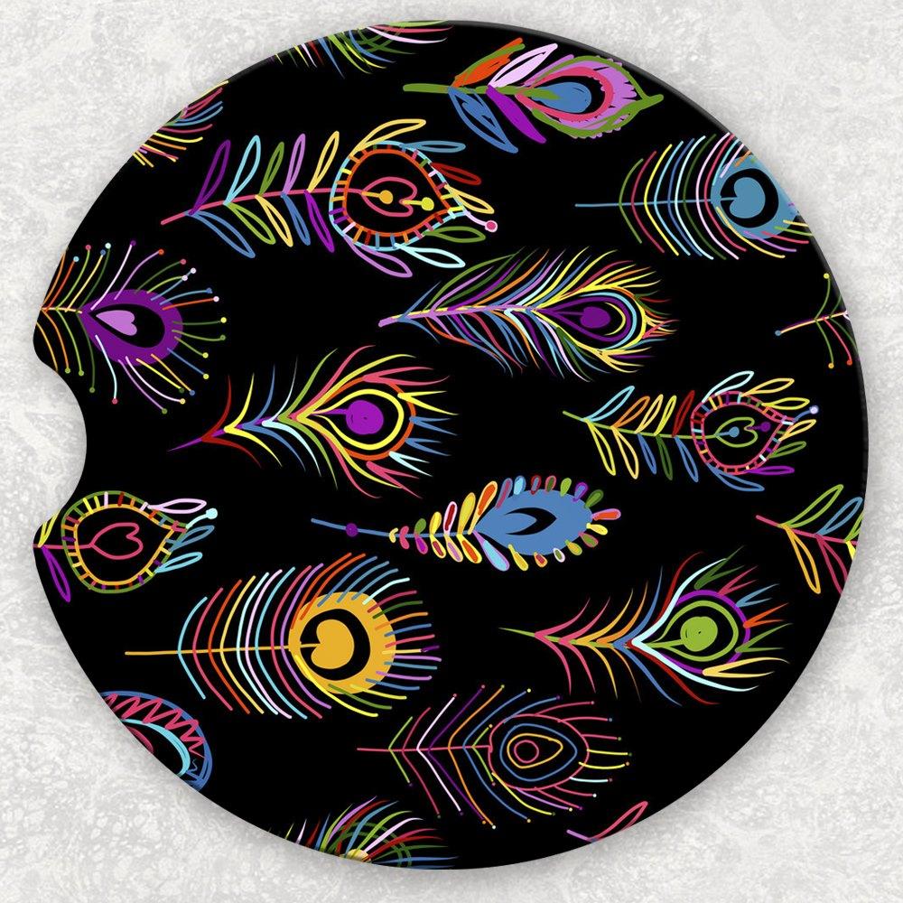 Car Coaster Set - Feathers