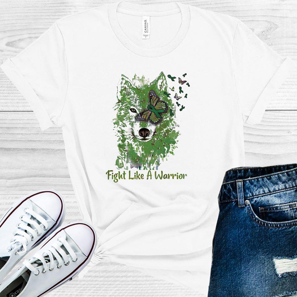 Fight Like a Warrior Wolf Graphic Tee