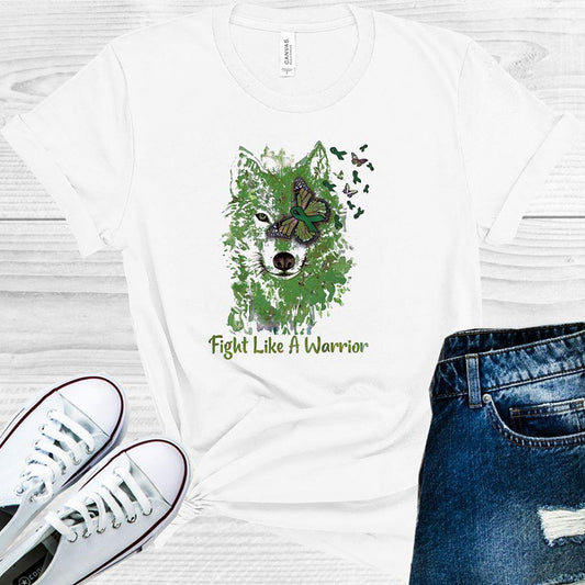 Fight Like a Warrior Wolf Graphic Tee