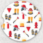 Car Coaster Set - Fire Department
