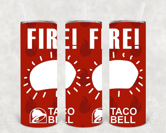Fire Sauce 20 oz Skinny Tumbler