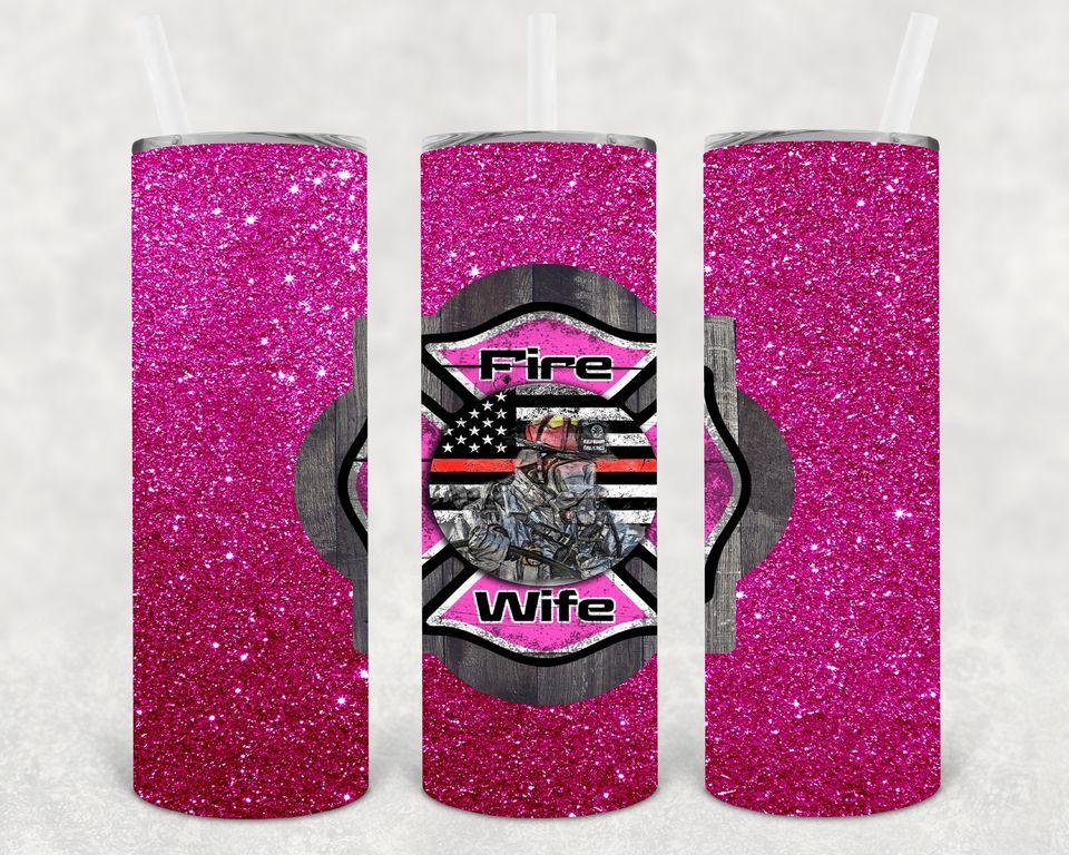 Fire Wife 20 oz Skinny Tumbler