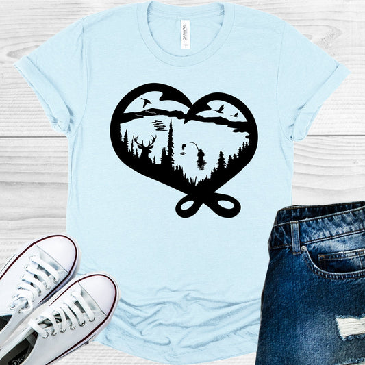 Fishing Hunting Hooks Graphic Tee