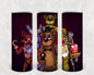 Five Nights at Freddy's 20 oz Skinny Tumbler