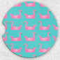 Car Coaster Set - Flamingos