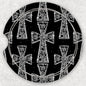 Car Coaster Set - Floral Cross
