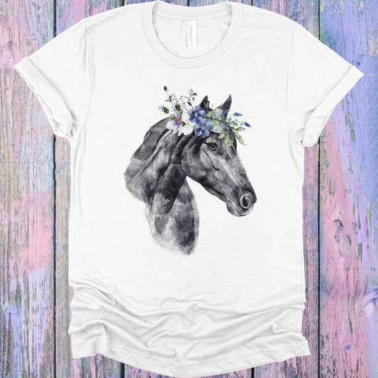 Floral Horse Graphic Tee