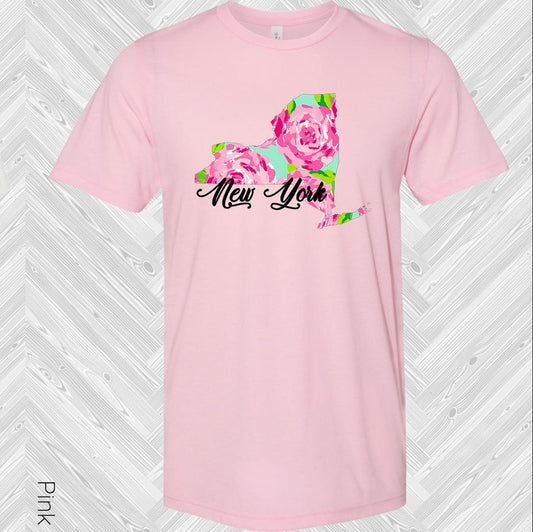 Floral NY Graphic Tee