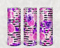 Floral and Stripes 20 oz Skinny Tumbler