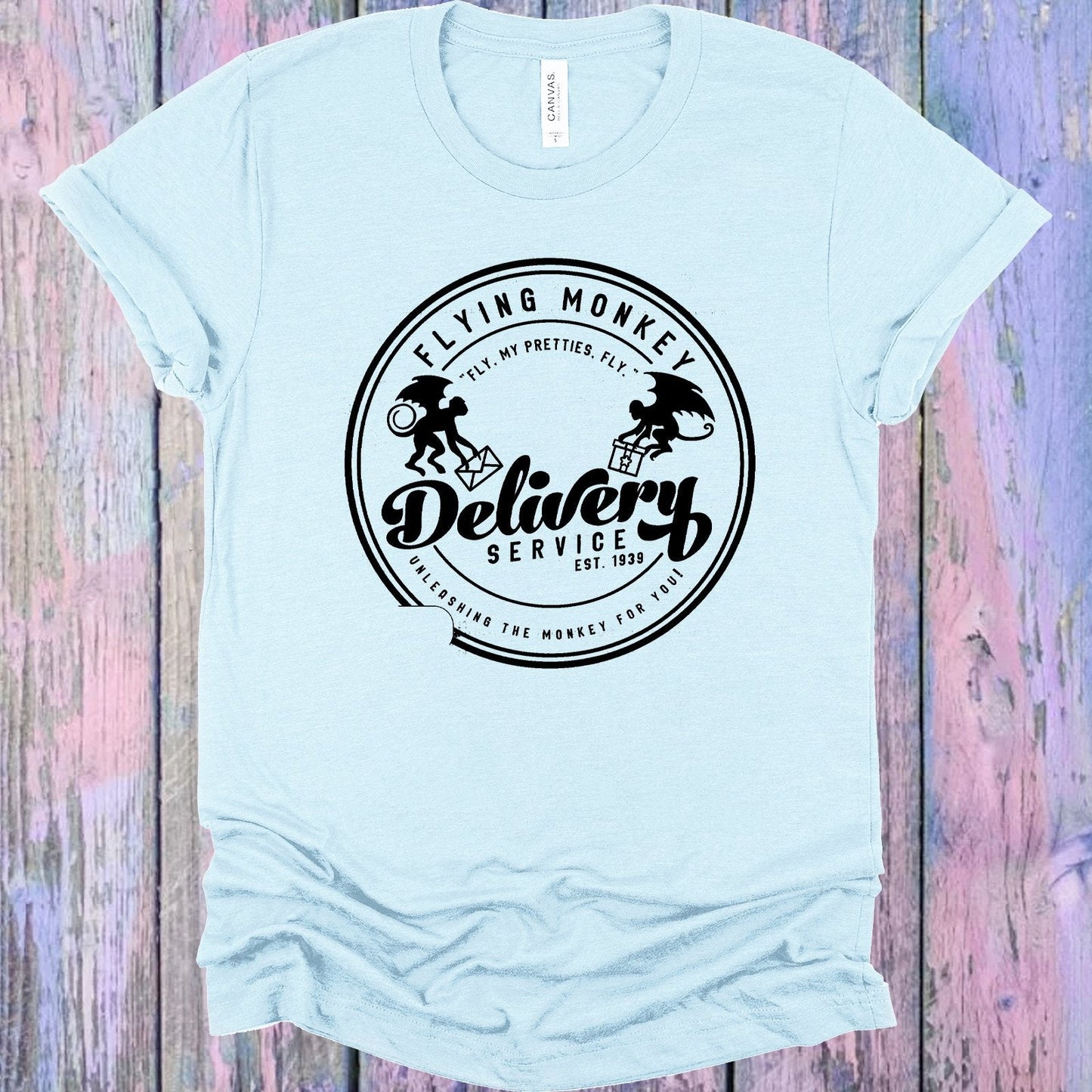 Flying Monkey Delivery Service Graphic Tee