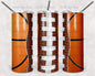 Football Basketball 20 oz Skinny Tumbler