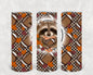 Football Raccoon 20 oz Skinny Tumbler