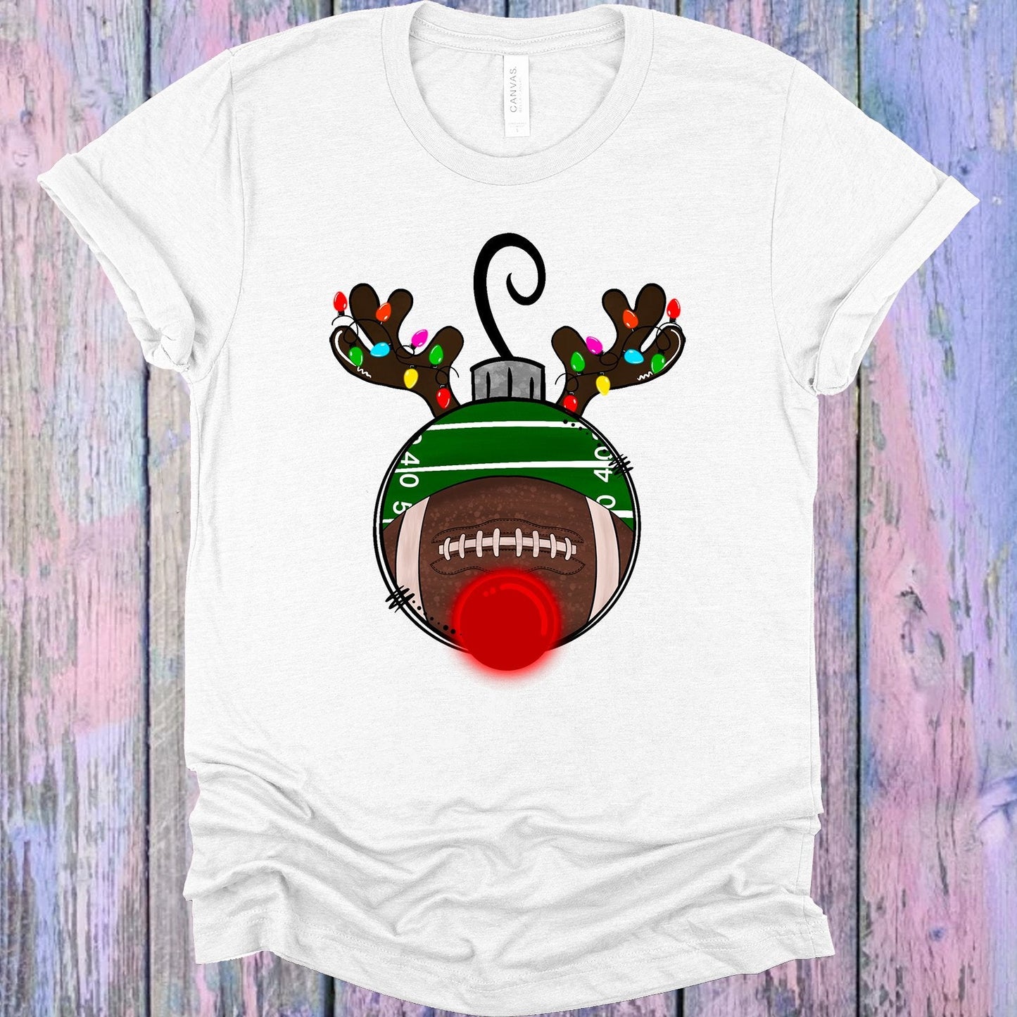 Football Reindeer Graphic Tee