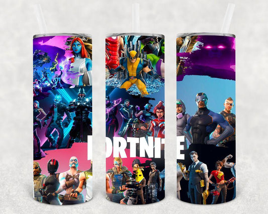 Fortnite 20 oz Skinny Tumbler