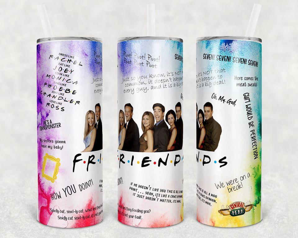 Friends 20 oz Skinny Tumbler
