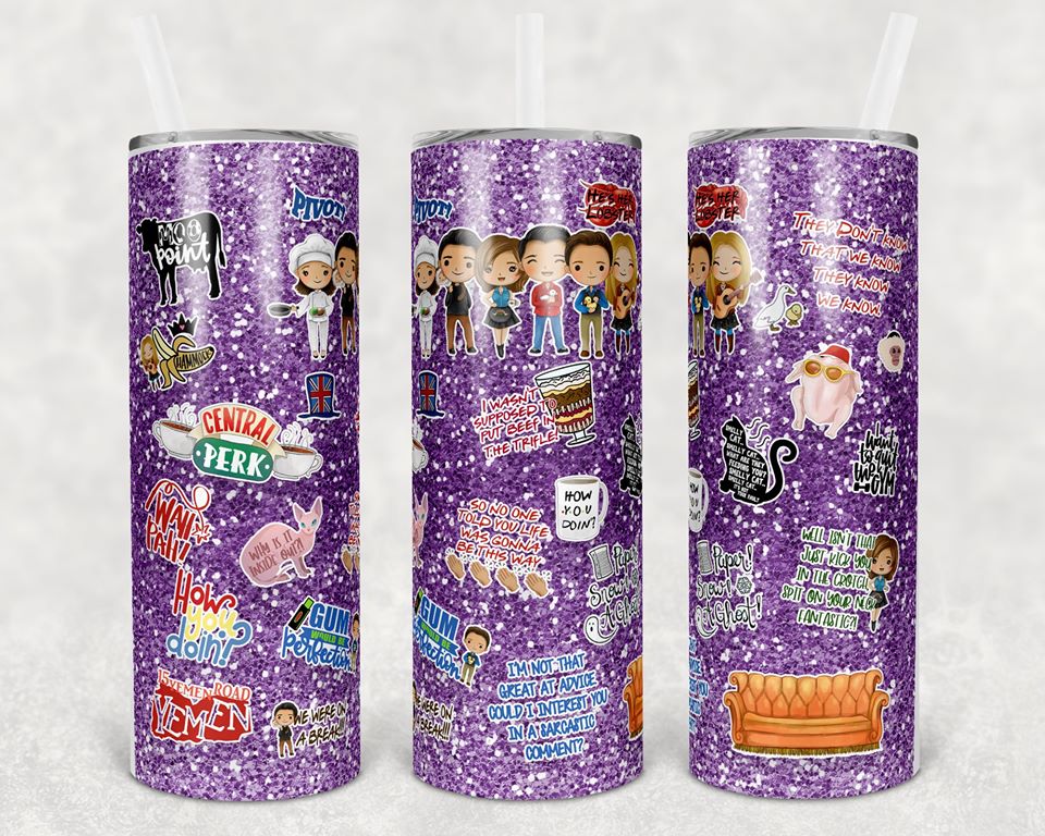 Friends 20 oz Skinny Tumbler