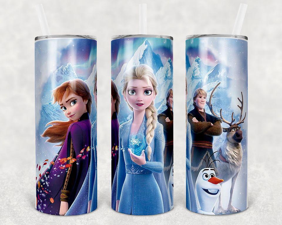 Frozen 20 oz Skinny Tumbler