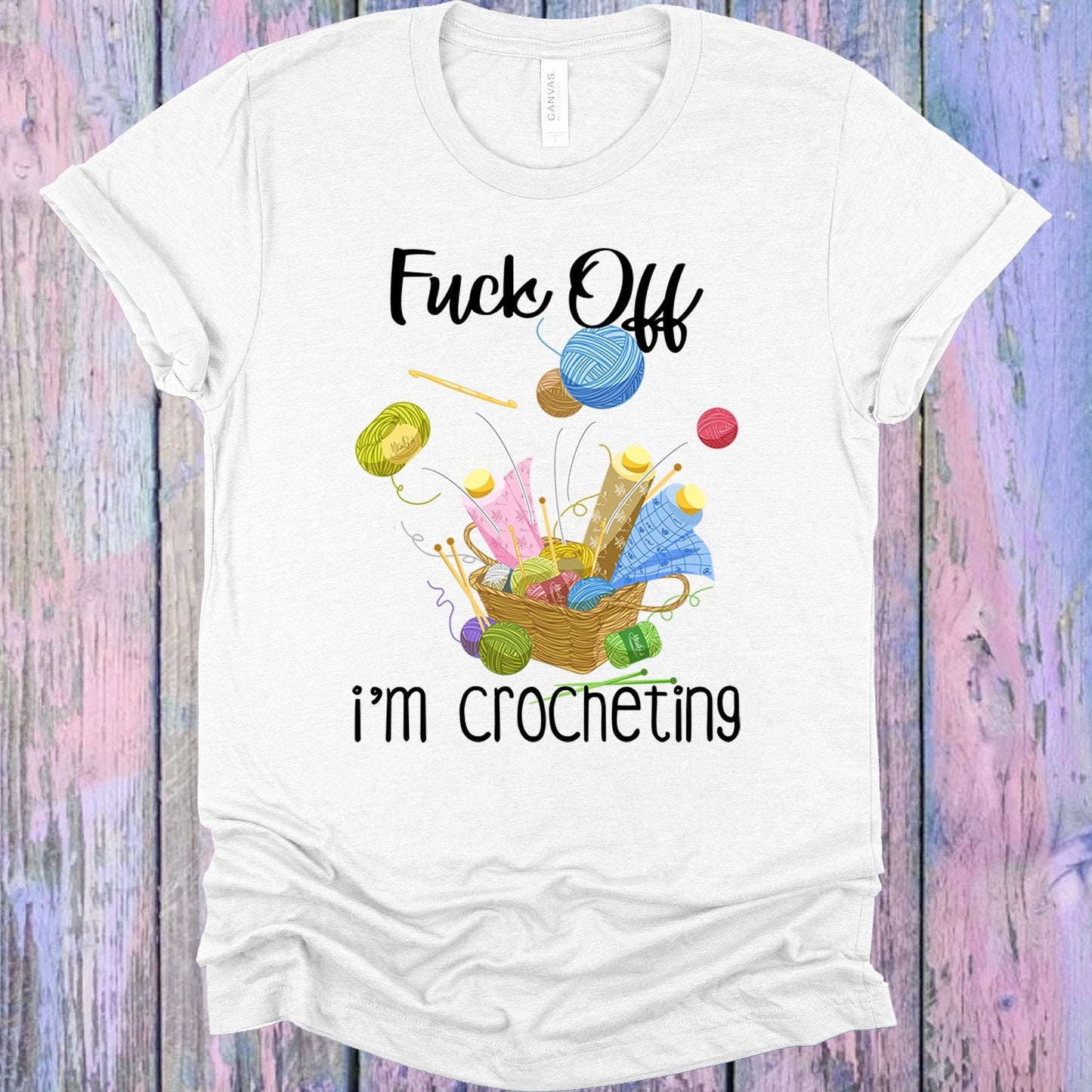 F*** Off I'm Crocheting Graphic Tee