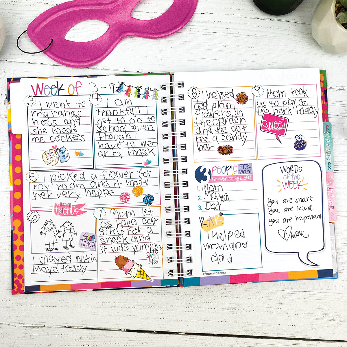 NEW! Happy Habits Bundle for Kids | Chore Chart, Gratitude Journal & Stickers + BONUS App Membership