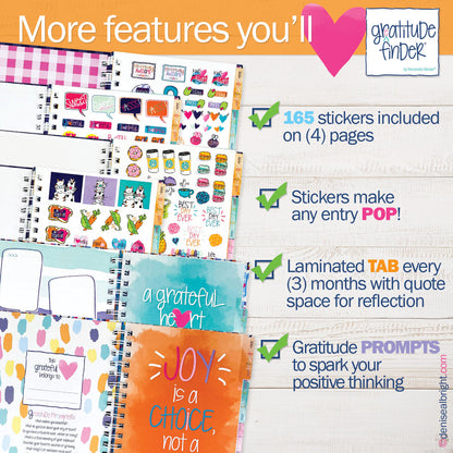 Bundle of THREE Gratitude Finder® Journals