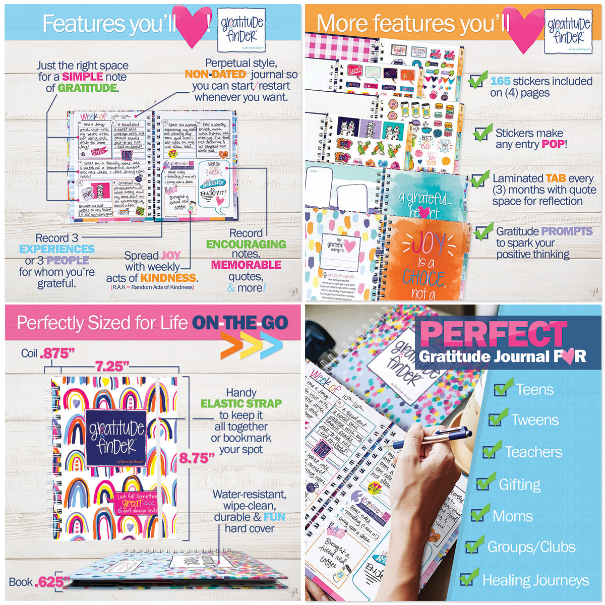 Kids' Gratitude Journal + BONUS App Membership | Gratitude for Them, Keepsakes for You