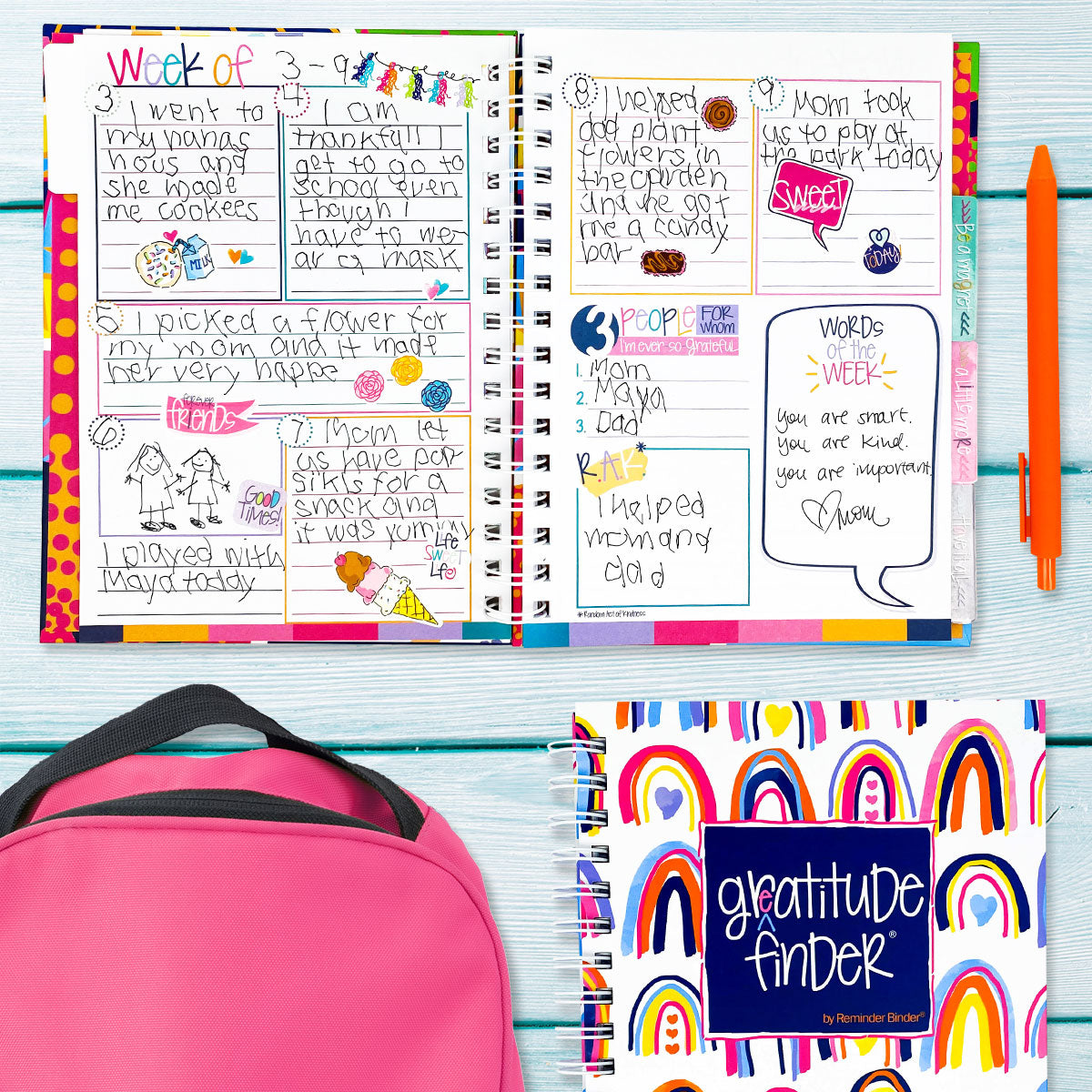 NEW! Happy Habits Bundle for Kids | Chore Chart, Gratitude Journal & Stickers + BONUS App Membership