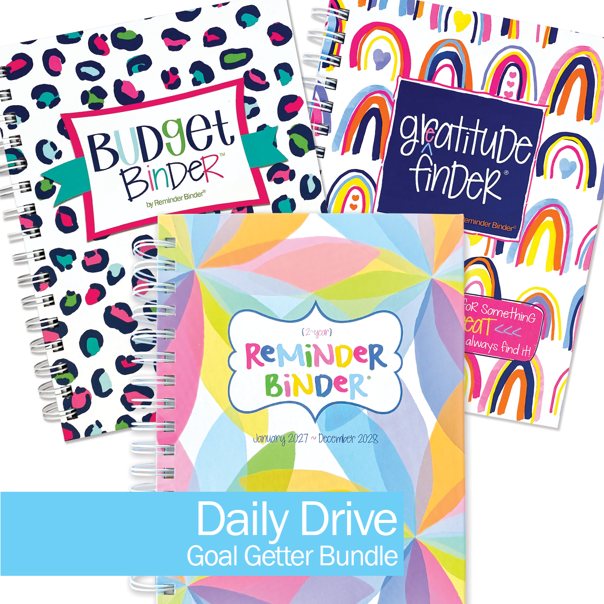 NEW! Dream Gift Bundle | 2027-28 Reminder Binder® Planner, Gratitude Journal & Budget Binder