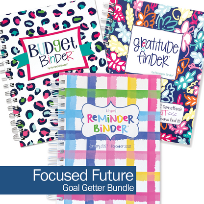 NEW! Dream Gift Bundle | 2027-28 Reminder Binder® Planner, Gratitude Journal & Budget Binder