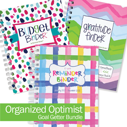 NEW! Dream Gift Bundle | 2027-28 Reminder Binder® Planner, Gratitude Journal & Budget Binder