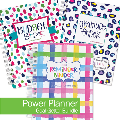 NEW! Dream Gift Bundle | 2027-28 Reminder Binder® Planner, Gratitude Journal & Budget Binder