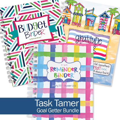 NEW! Dream Gift Bundle | 2027-28 Reminder Binder® Planner, Gratitude Journal & Budget Binder