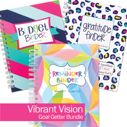 NEW! Dream Gift Bundle | 2027-28 Reminder Binder® Planner, Gratitude Journal & Budget Binder