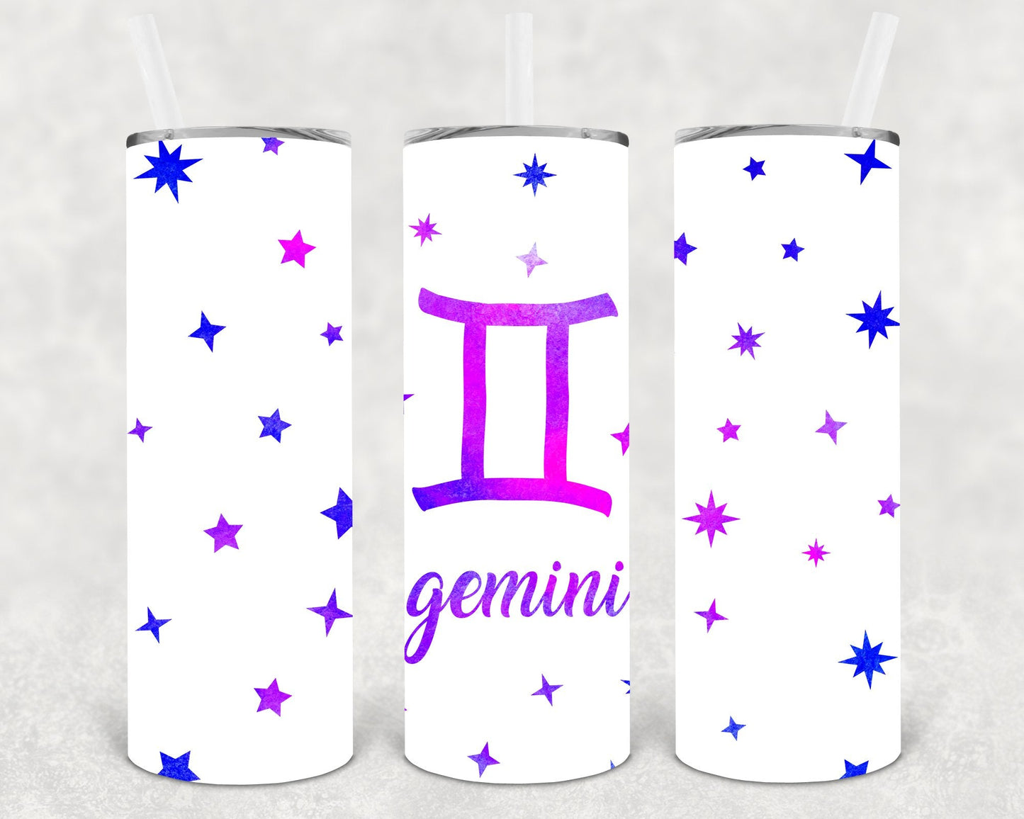 Gemini 20 oz Skinny Tumbler