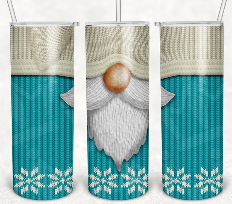 Gnome Snowflake 20 oz Skinny Tumbler