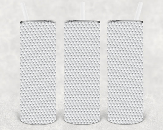 Golf Ball 20 oz Skinny Tumbler