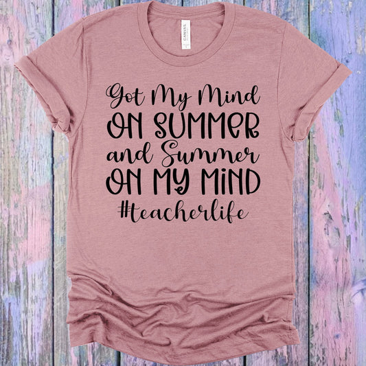 Got My Mind on Summer and Summer on My Mind Graphic Tee