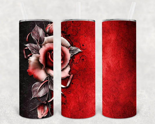 Gothic Rose 20 oz Skinny Tumbler