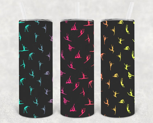 Gymnastics 20 oz Skinny Tumbler