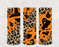Halloween and Leopard 20 oz Skinny Tumbler