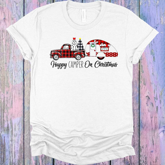 Happy Camper on Christmas Graphic Tee