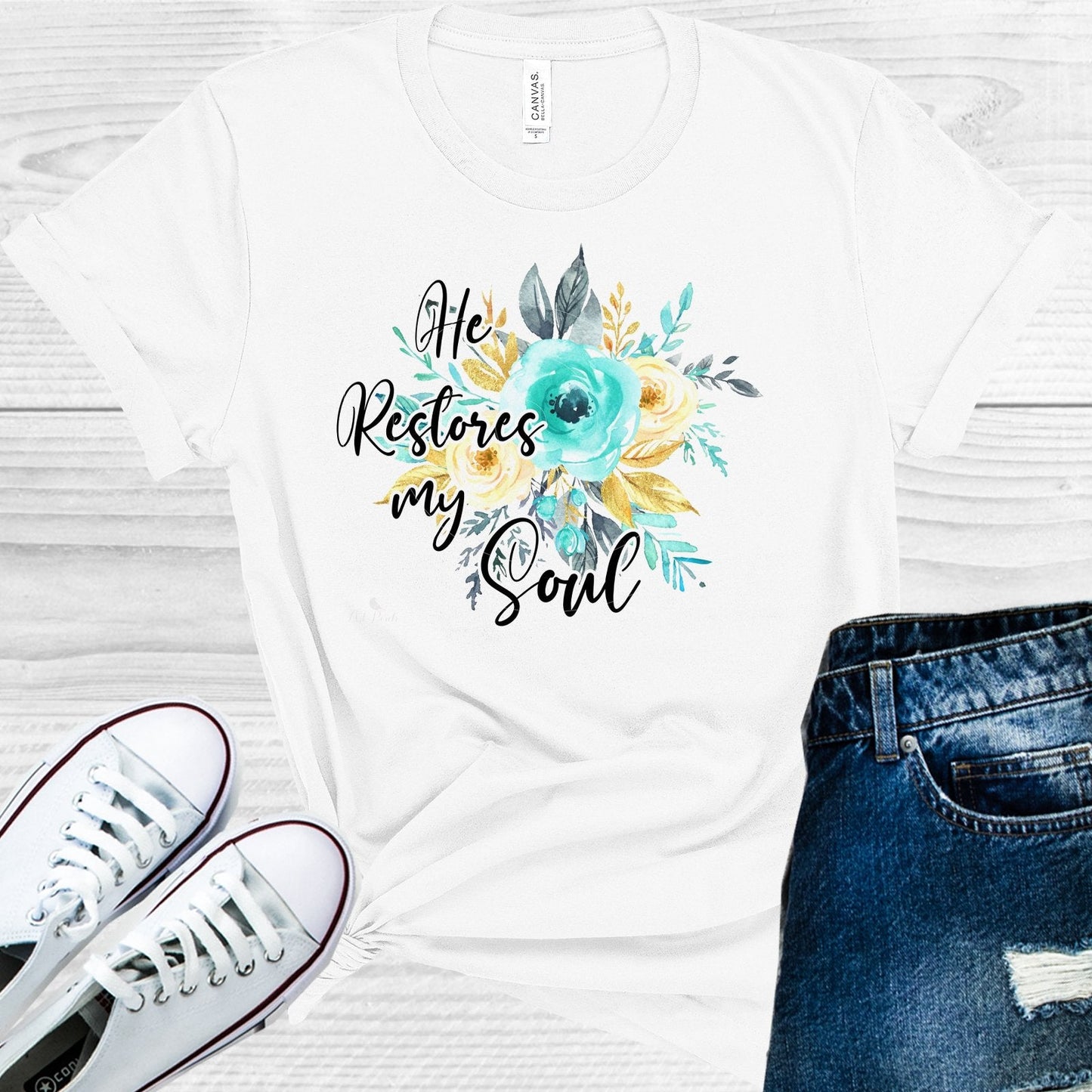 He Restores My Soul Graphic Tee