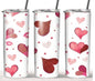Hearts 20 oz Skinny Tumbler