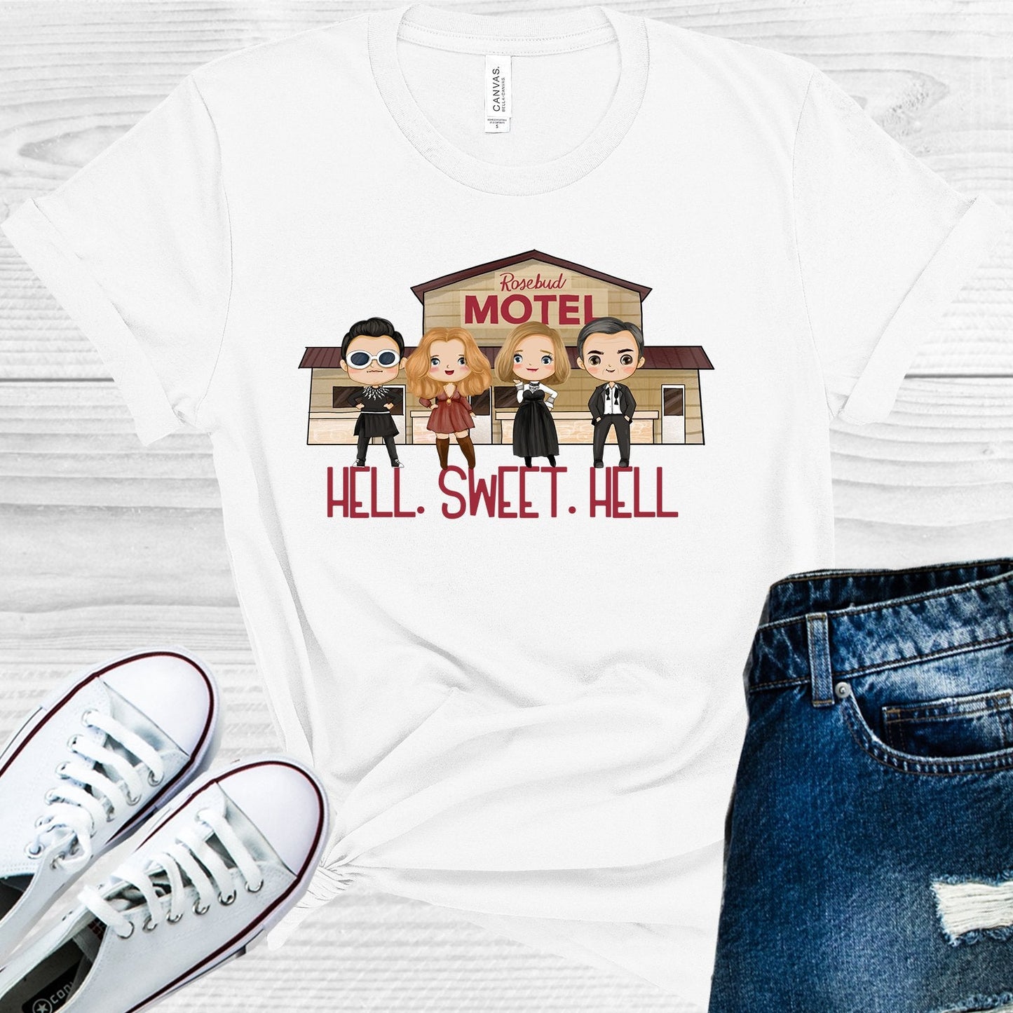 Hell Sweet Hell Schitts Creek Graphic Tee