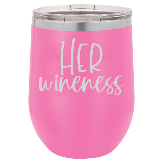 Her Wineness 12 oz Polar Camel Wine Tumbler
