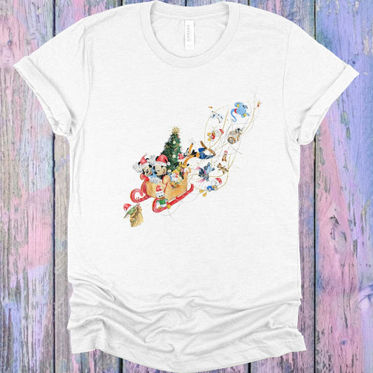 Holiday Sledding Graphic Tee