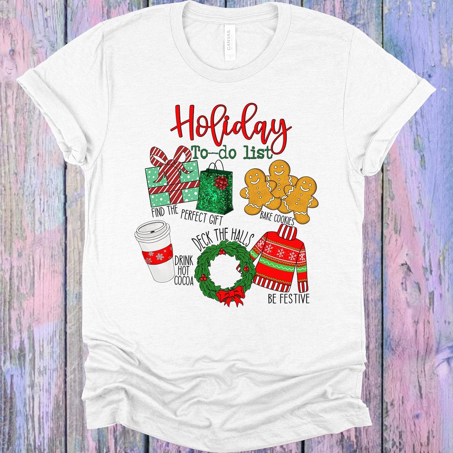 Holiday To Do List Graphic Tee